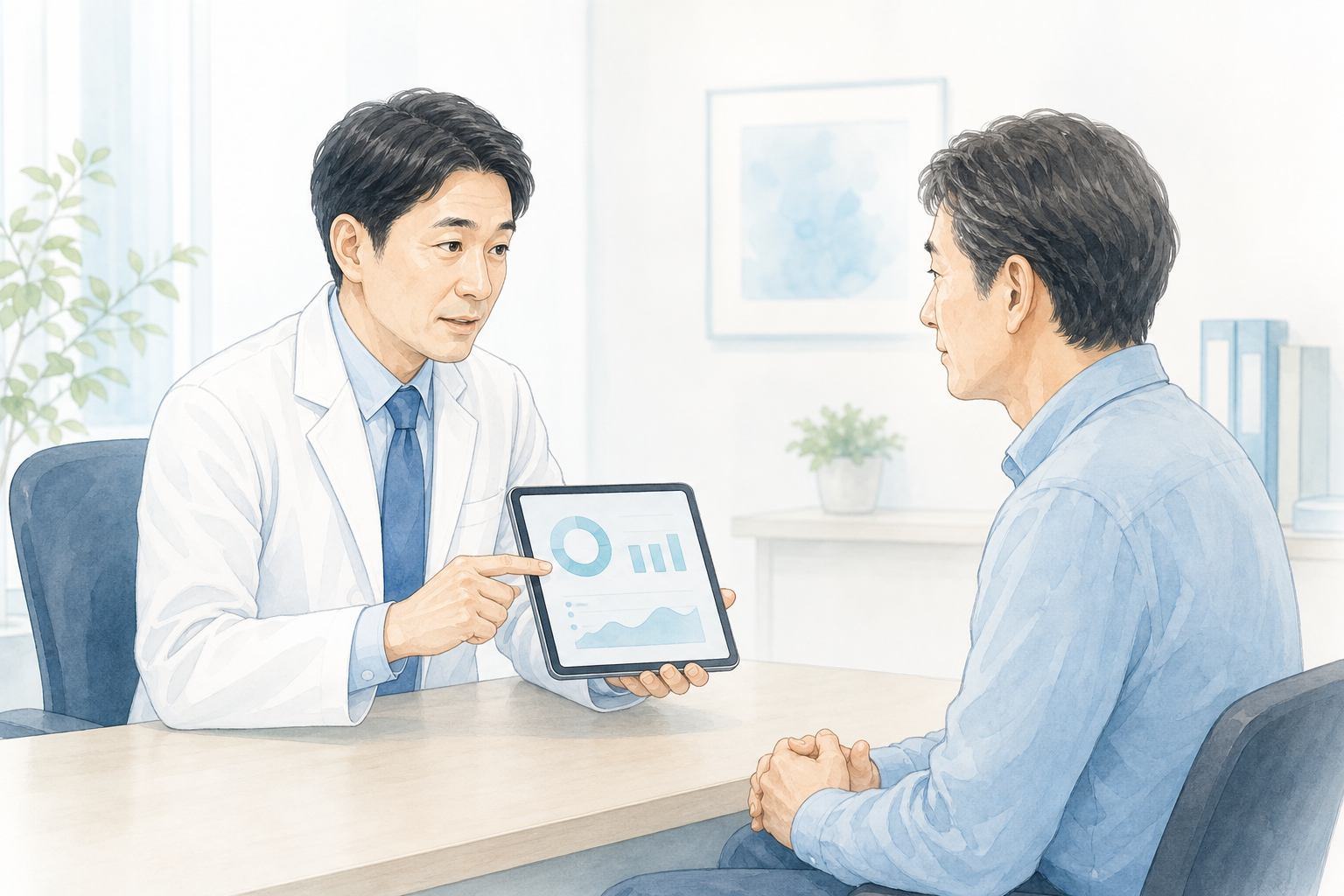 医師による丁寧な診察と説明